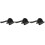 3Ensembles Support Mural Trompette Fer Noir -Instrument 6