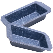 4Pcs Black Carbon Steel Loaf Pan Nonstick Bread Baking Mold for Home