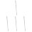4Sets Erhu Fretboard Stickers Light Grey Durable Practice Accessories 3