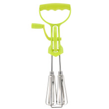 3Pcs Double-Rotating Stainless Steel Hand Mixer Green