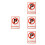 4Pcs Durable Acrylic No Parking Plastic Sign Warning for Homes 3