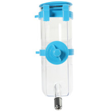 2Pcs Blue Pet Water Feeders for Small Dogs Cats with Fixed Hook