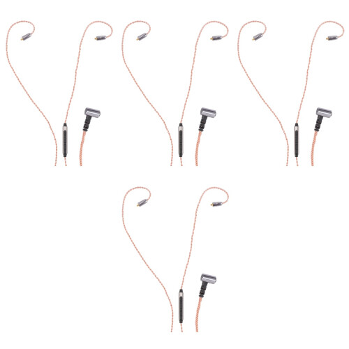 4Pcs Multifunctional DIY Headset Wire Flexible Repair Cable with Mic 2