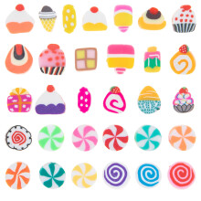 1000Pcs DIY Polymer Clay Fruit Beads Colorful Spacer Beads for Crafts