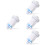 4Pcs White Shower Filter Multi-Layer Sediment Removal for Faucet 5