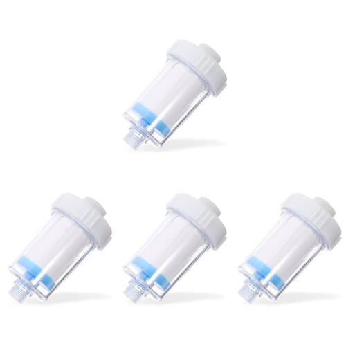4Pcs White Shower Filter Multi-Layer Sediment Removal for Faucet 1