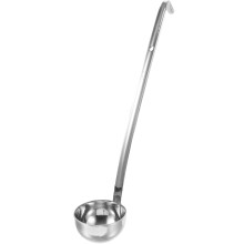 4Pcs Metal Soup Ladles Stainless Steel Serving Spoons for Home