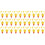 40Pcs Automatic Poultry Water Feeder Yellow Chicken Drinker for Birds 2