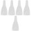 5Pcs Folding Transparent Guitar Cover Durable PVC Protector for Guitar 5