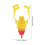 40Pcs Automatic Poultry Water Feeder Yellow Chicken Drinker for Birds 9