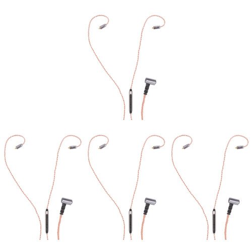 4Pcs Multifunctional DIY Headset Wire Flexible Repair Cable with Mic 1