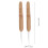 20Pcs Multi Wooden Hairdressing Crochet Hooks for Dreadlocks Braiding 7