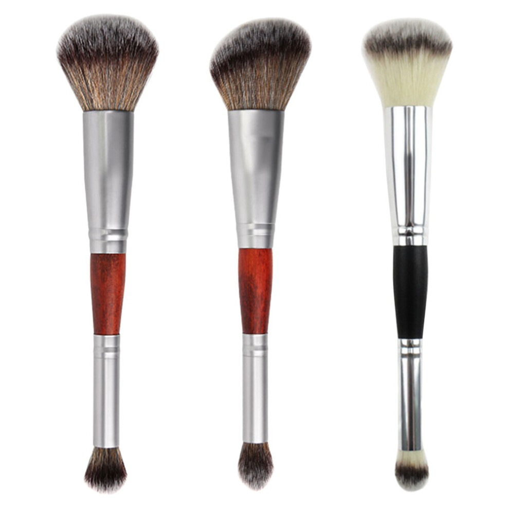 Vaguelly 9Pcs Assorted Color Female Makeup Brushes Double-Head Eyeshadow Sticks