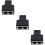 3Pcs Durable Rj45 Ethernet Splitter Socket Plastic 1 to 2 Port Adapter 7