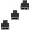 3Pcs Durable Rj45 Ethernet Splitter Socket Plastic 1 to 2 Port Adapter 4