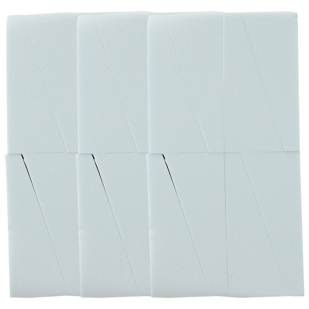 Happyyami Blue 120Pcs Nail Art Sponges Soft Gradient Manicure Tool Skin Friendly