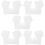 5Pcs Cotton Polyester Underarm Vest Soft Breathable White 8