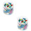 200Pcs Assorted Color Push Pins for Bulletin Board Map and Drawing Use 6