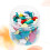 200Pcs Assorted Color Push Pins for Bulletin Board Map and Drawing Use 10