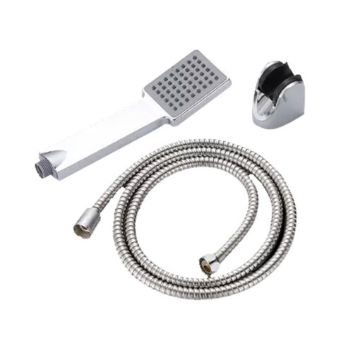 9Pcs Easy Install Silver Shower Head Sprinkler Handheld Adjustable