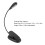 Adjustable Black Clip Lamp 9 Light Levels 7 Lamps Foldable USB Rechargeable LED 10