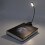 Adjustable Black Clip Lamp 9 Light Levels 7 Lamps Foldable USB Rechargeable LED 15