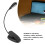 Adjustable Black Clip Lamp 9 Light Levels 7 Lamps Foldable USB Rechargeable LED 13
