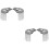 4Pcs Lightweight Silver Shoulder Mark Tassel Decoration Accessory 5
