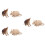 6Pcs Plastic Animal Model Toys Assorted Color for Teaching Kids 6
