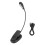 Adjustable Black Clip Lamp 9 Light Levels 7 Lamps Foldable USB Rechargeable LED 2