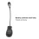 Adjustable Black Clip Lamp 9 Light Levels 7 Lamps Foldable USB Rechargeable LED 3