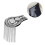 4Pcs Lightweight Silver Shoulder Mark Tassel Decoration Accessory 7