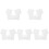 5Pcs Cotton Polyester Underarm Vest Soft Breathable White 3