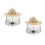 2Pcs Protective Beekeeping Hat White Round Cap Neck Shoulder Cover 7