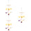 3Pcs Durable Felt Wind Chime Charm Hanging Pendant for Crib Decor 7