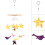 3Pcs Durable Felt Wind Chime Charm Hanging Pendant for Crib Decor 11