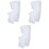 3Pcs White Bed Net for Baby Tent Polyester 3