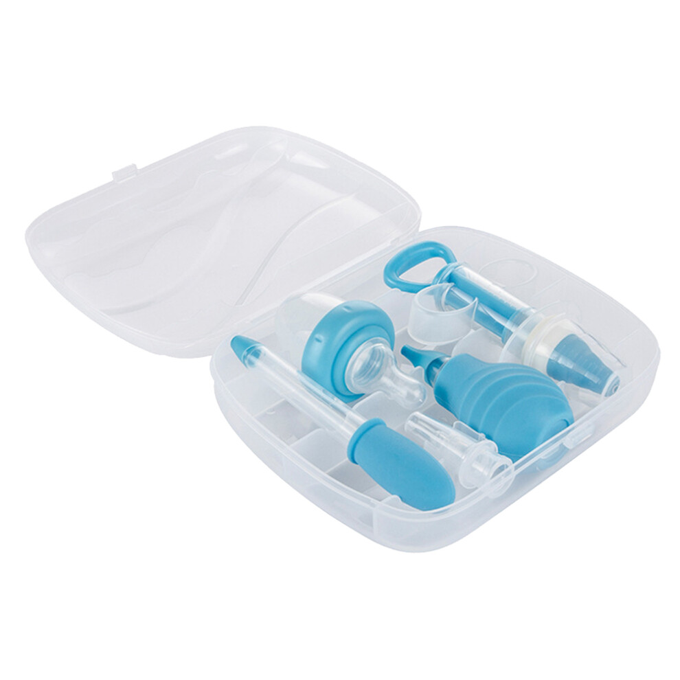 4Sets Pp Sky- Baby Feeding Kit Medicine Feeder For Easy Use Blue Happyyami