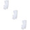 3Pcs White Bed Net for Baby Tent Polyester 8