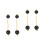 4Pcs Black Children's Educational Rhythm African Shaker Percussion Toy 4