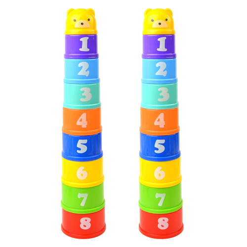 6Sets Cup Toys Preschool Educational Building Blocks Set