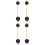 4Pcs Black Children's Educational Rhythm African Shaker Percussion Toy 5