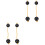 4Pcs Black Children's Educational Rhythm African Shaker Percussion Toy 3