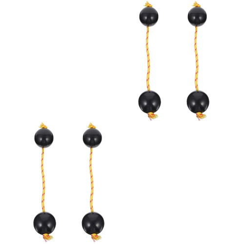 4Pcs Black Children's Educational Rhythm African Shaker Percussion Toy 2