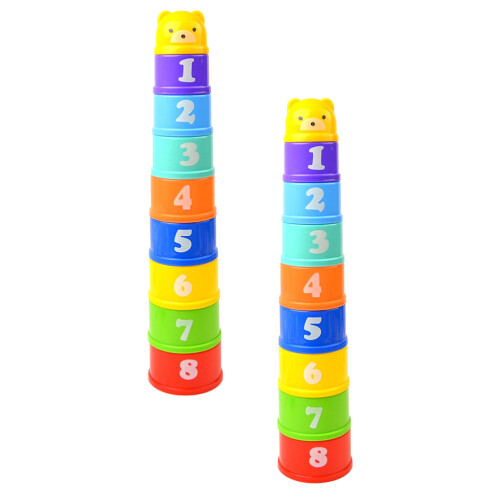 6Sets Cup Toys Preschool Educational Building Blocks Set 2