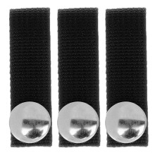 9Pcs Black Hard Helmet Chin Straps Polyester Replacement for Hockey