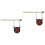 2Pcs Black Alloy Tree Mounted Hanging for Outdoor Training 5