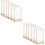 12Pcs Acrylic Clear Sign Holders Document Displays 6