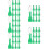 50Pcs Green Scratch Off Tool with Keychain 11