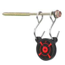 2Pcs Black Alloy Tree Mounted Hanging for Outdoor Training